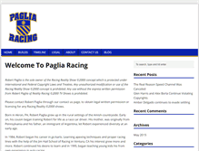 Tablet Screenshot of pagliaracing.com